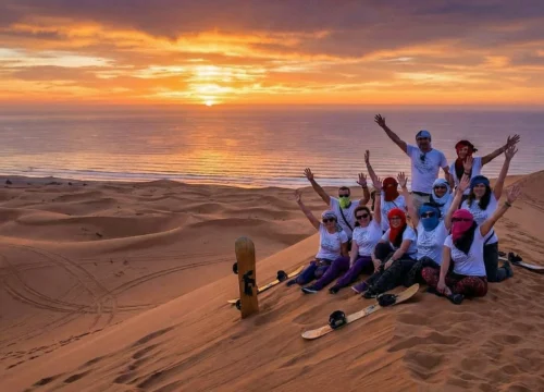 Taghazout Sandboarding Adventure with BBQ Dinner