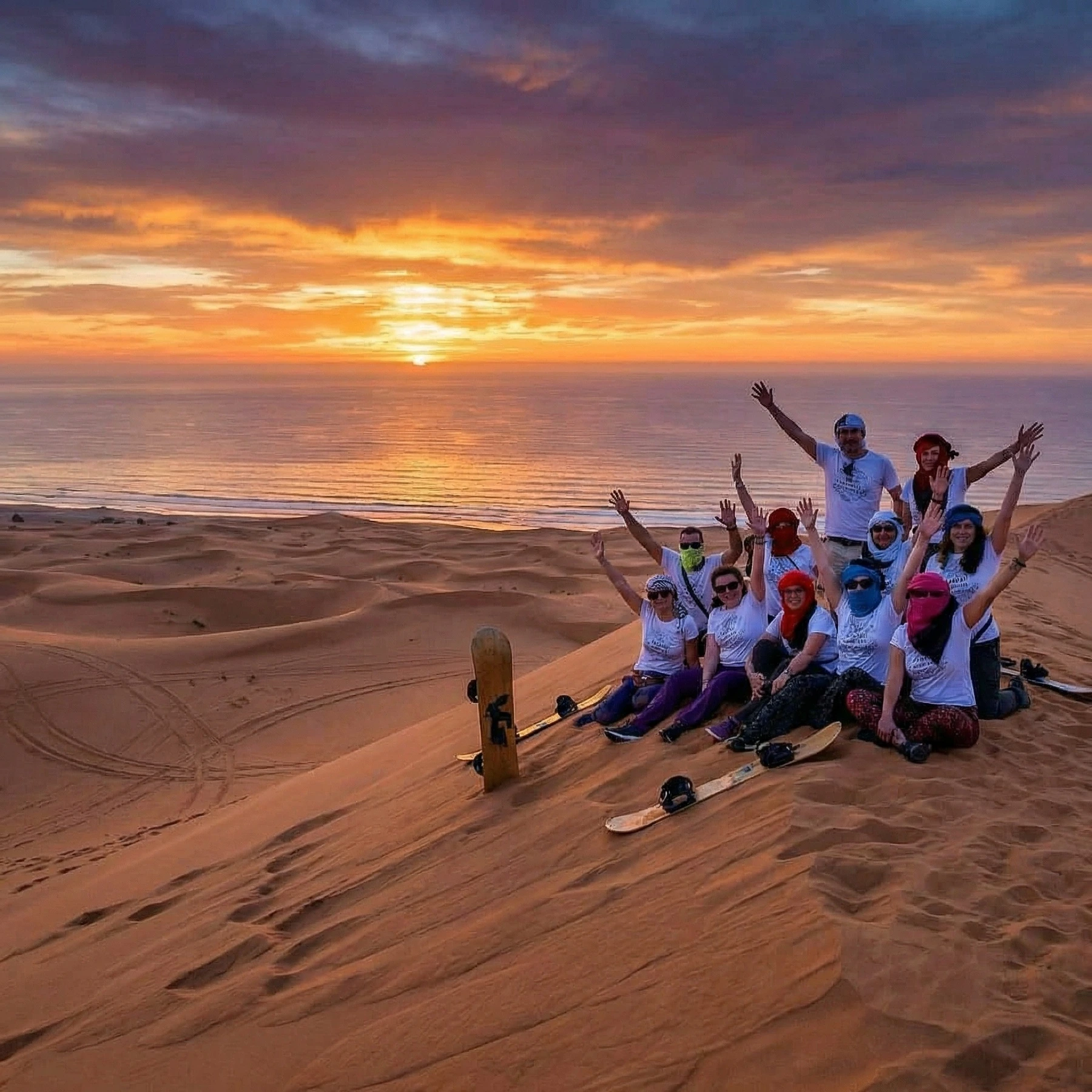 Taghazout Sandboarding Adventure with BBQ Dinner