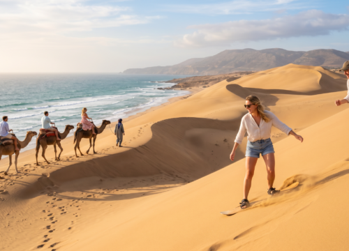 Sandboarding & Camel Ride From Agadir & Taghazout