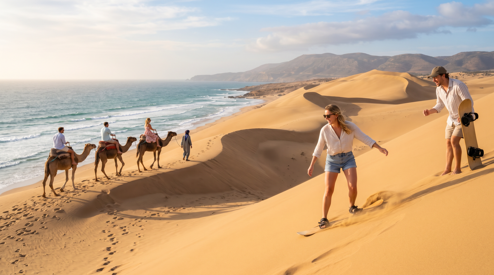 Sandboarding & Camel Ride From Agadir & Taghazout