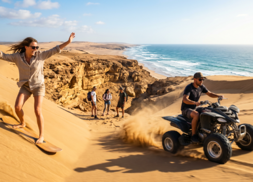 Sandboarding with Canyon Visit & Quad Bike from Agadir & Taghazout